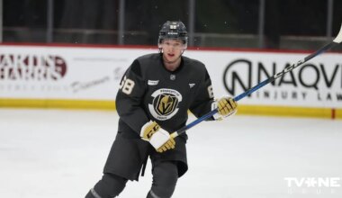 NHL klubs "Golden Knights" atskaita Latvijas jauno talantu no treniņnometnes - Apollo.lv