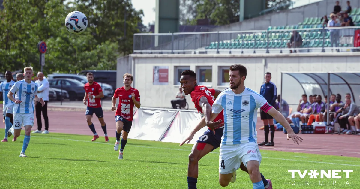 Latvijas virslīgas līdere "Riga" uzvar "Jelgavu"