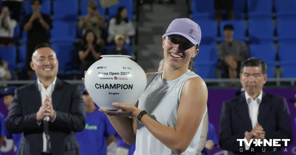 Švjonteka izcīna savu 25. titulu WTA tūrē