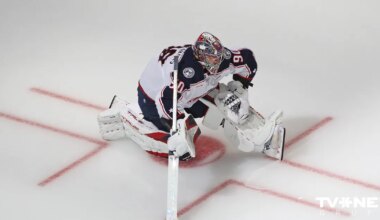 Merzļikins aizvada pirmo pārbaudes spēli pirms jaunās NHL sezonas