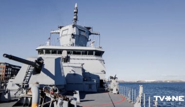 Krievijas kara lidmašīna pārlidojusi pār Vācijas karakuģi