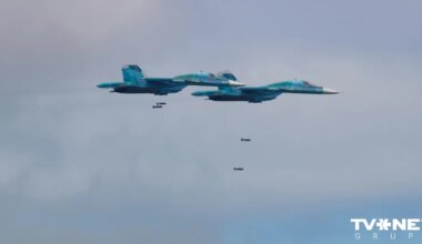 VIDEO ⟩ Ukraiņi pie Zaporižjas notriekuši krievu bumbvedēju; Krimā iznīcinātas divas transportlidmašīnas