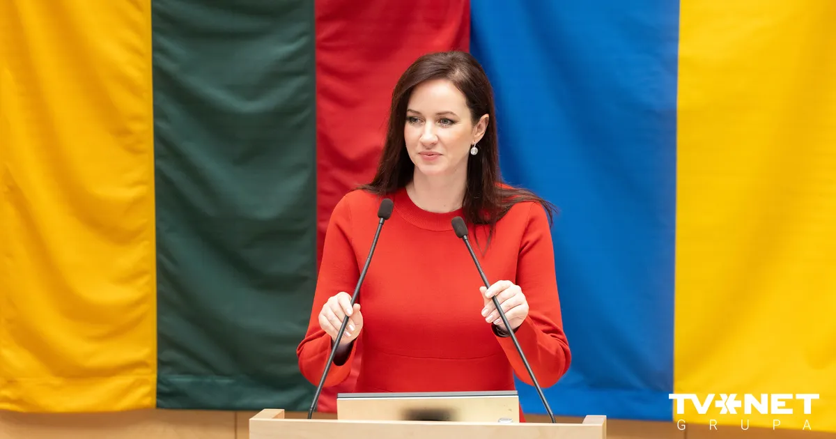 Lietuvā darbu sāk Ruginienes izveidotā valdība