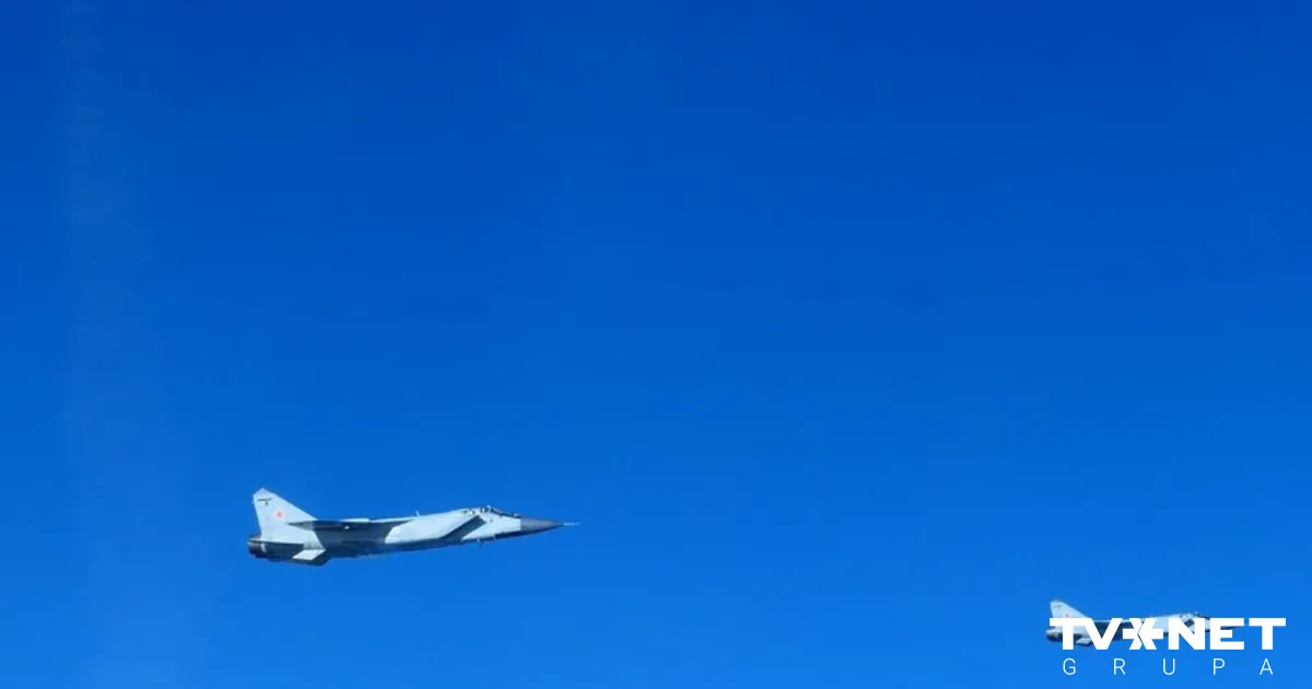 NATO iznīcinātāji netālu no Latvijas piekrastes pārtvēruši piecas Krievijas lidmašīnas