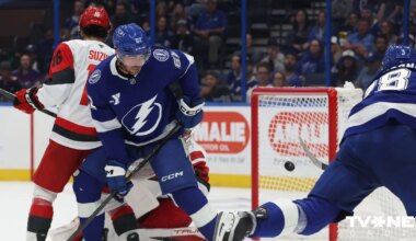 VIDEO ⟩ Girgensons gūst divus vārtus; Šilovam 100% NHL pārbaudes mačā