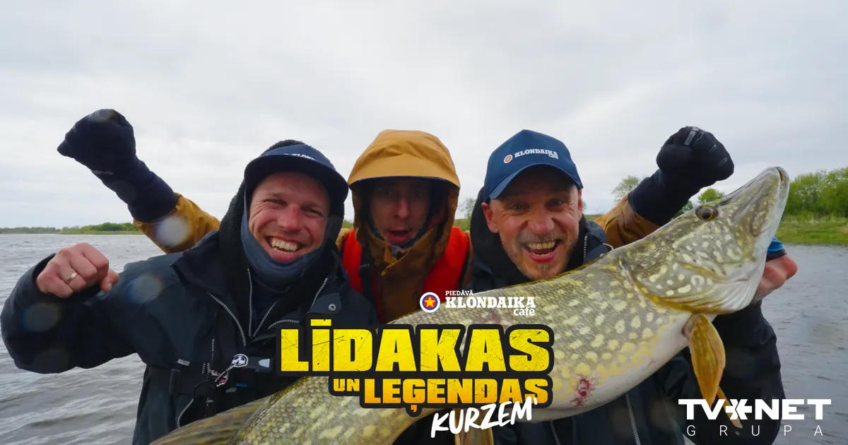 FOTO, VIDEO ⟩ Tapis jauns makšķerēšanas piedzīvojumu seriāls