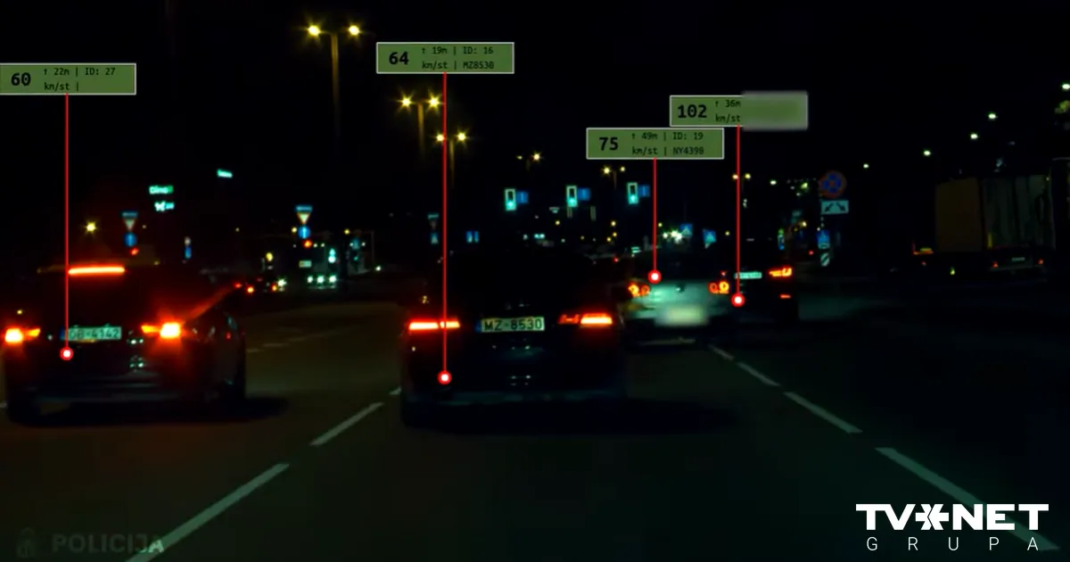 VIDEO ⟩ Par ātruma pārsniegšanu Valsts policija vairākiem autovadītājiem atņem tiesības