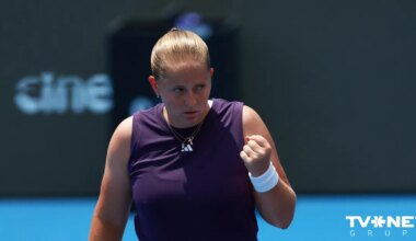 Ostapenko pārī ar Sji sasniedz ceturtdaļfinālu Pekinas sacensībās