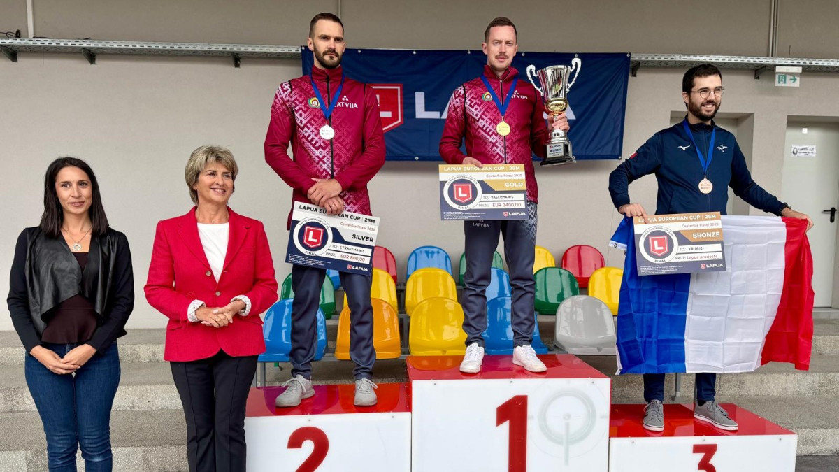 Šāvējiem Vasermanim un Strautmanim pirmās divas vietas Eiropas kausa finālā – Citi sporta veidi – Sportacentrs.com