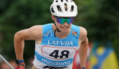 Bruno Bilans triumfē Pasaules kausā rollerslēpošanā; Latvijai vēl divas medaļas