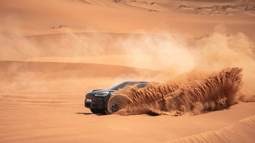 Porsche Cayenne Electric extreme tests