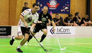 Latvijas Florbola savienība » LV » 2025/2026 » Jaunumi » "SK Coyote/IxCom/FBK Valmiera" izrauj trīs punktus no tērvetnieku rokām