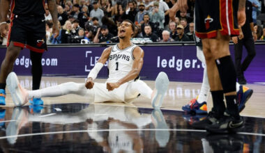 Vembanjamam jaudīga statistika ″Spurs″ vēsturiskā uzvarā – Basketbols – Sportacentrs.com