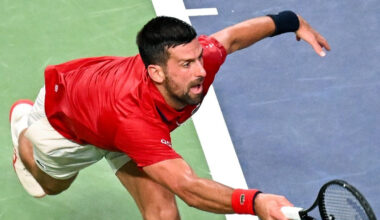 Džokovičs uzvar vecmeistaru duelī, sasniedzot "Masters" trešo kārtu – Teniss – Sportacentrs.com