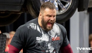 Šmaukstelis uzvar Spēkavīru Čempionu līgas posmā Dubaijā