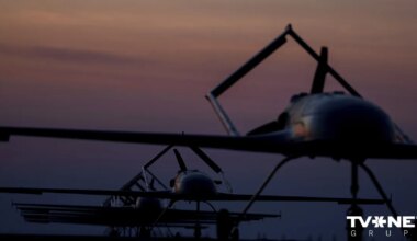 VIDEO ⟩ Ukraiņu dronu uzbrukums izraisījis ugunsgrēku Orskas naftas rūpnīcā