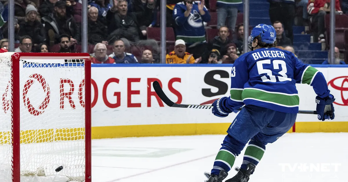 Papildlaikā Bļugera pārstāvētā "Canucks" NHL pārbaudes mačā izcīna uzvaru