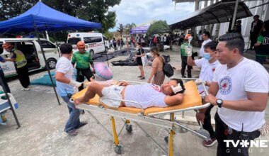 Zemestrīcē Filipīnu vidienē desmitiem bojāgājušo