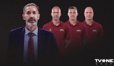 Nokomplektēts Latvijas vīriešu basketbola izlases treneru sastāvs
