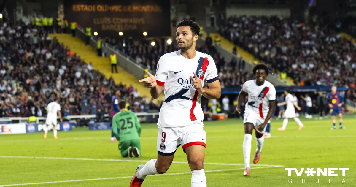 PSG spēles izskaņā gūst izšķirošos vārtus un triumfē grandu duelī