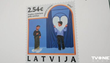 Atklāta orgānu ziedošanas tēmai veltīta pastmarka