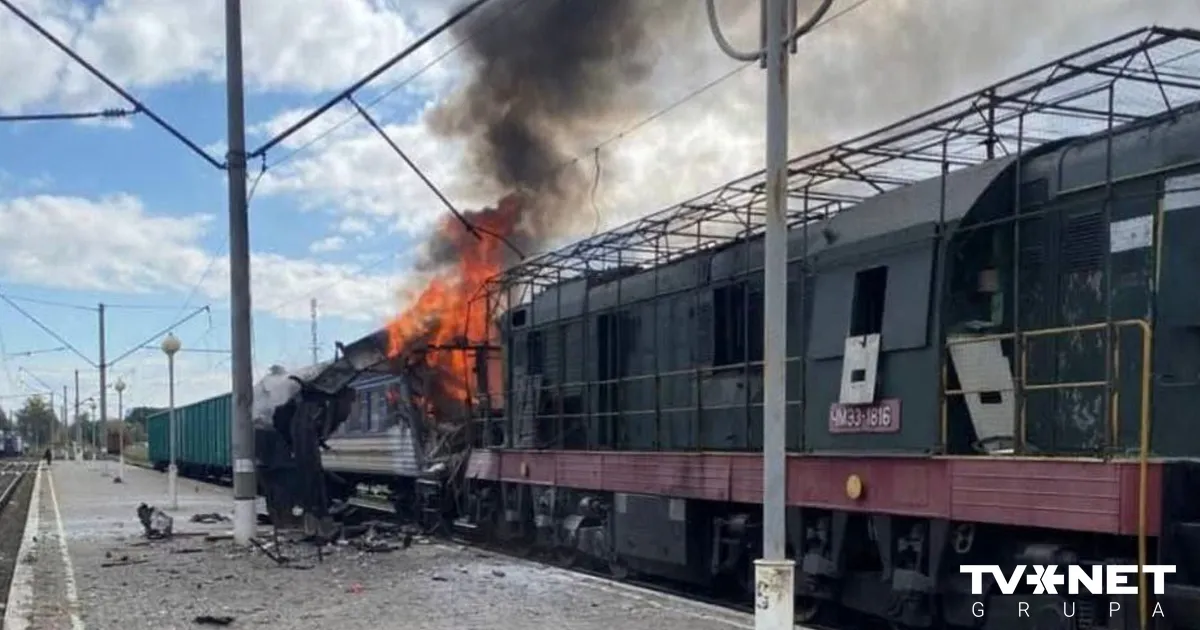 Krievijas uzbrukumā pasažieru vilcienam Sumu apgabalā apmēram 30 cietušie