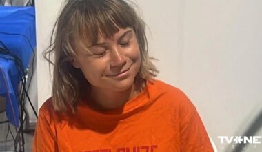 "Izlikta kā trofeja." Aktīvisti apgalvo, ka Izraēla pret Grētu Tūnbergu cietumā izturas skarbi