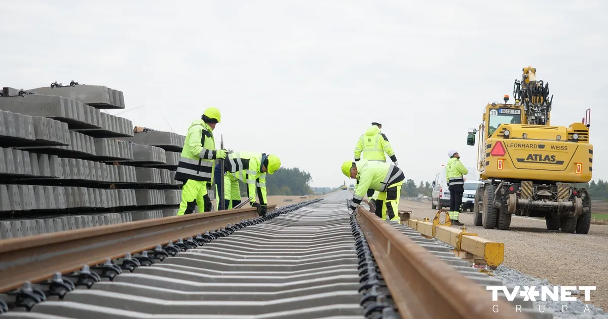Lietuvā sākta "Rail Baltica" sliežu ceļa izbūve