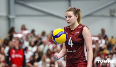 Latvijas volejbolistēm EČ finālturnīrā nav viegla grupa