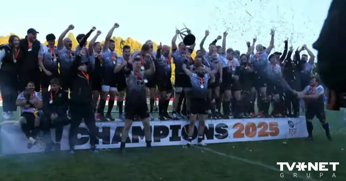 VIDEO ⟩ Latvijas regbija klubs "Baltic XL"/"Livonia" pirmo reizi triumfē Baltijas līgā