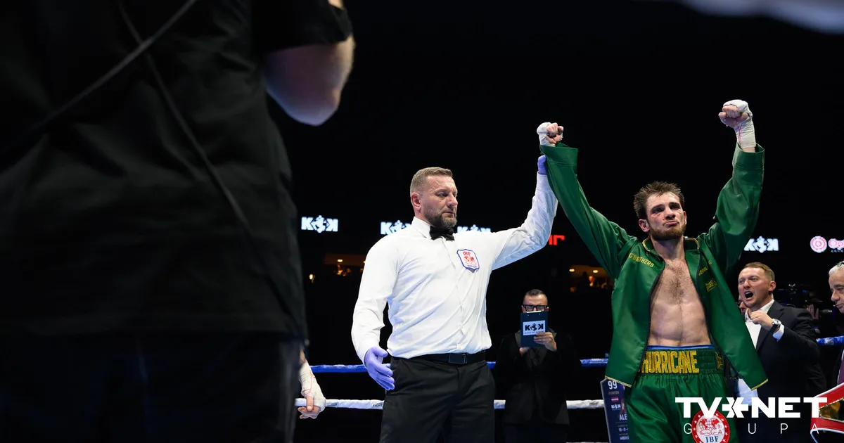 Rīdzinieks Aleksejevs turpina uzvarēt ringā un izcīna savu otro Eiropas čempiontitulu