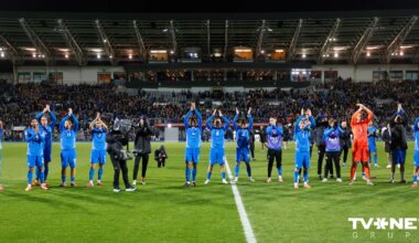 Islandes futbolisti PK kvalifikācijā rezultatīvā cīņā spēlē neizšķirti ar Franciju
