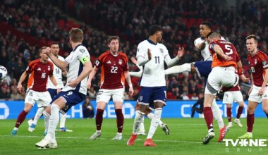Anglijas futbola fanu izpausmes Rīgā pievērsušas policijas uzmanību