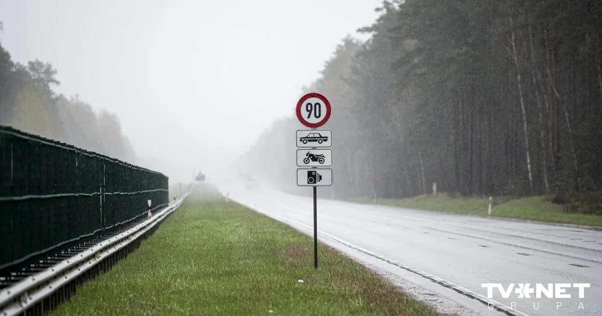 Turpmāk maksimālais braukšanas ātrums ir 90 km/h. Izņēmums – Vidzemes šosejas posms