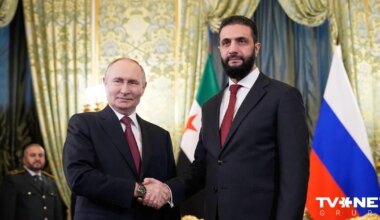 Sīrijas pagaidu prezidents Maskavā tiekas ar Putinu