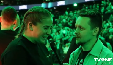 VIDEO ⟩ Ostapenko atbalsta Lietuvas basketbola grandu "Žalgiris"