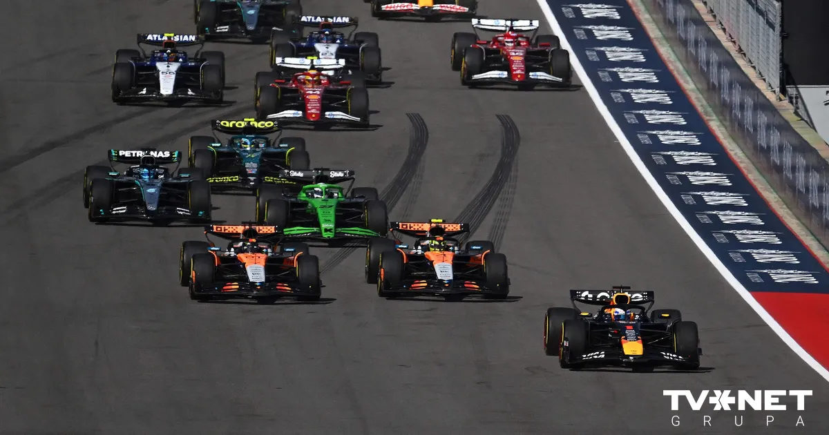 Verstapens izcīna uzvaru ASV "Grand Prix" sprintā