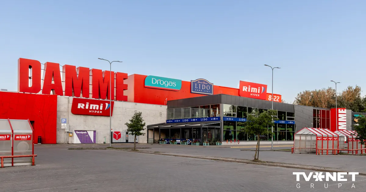Pārdots tirdzniecības centrs "Damme"