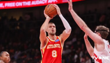 Porziņģis teicami uzbrūk no tālienes; "Hawks" sezonu sāk ar zaudējumu