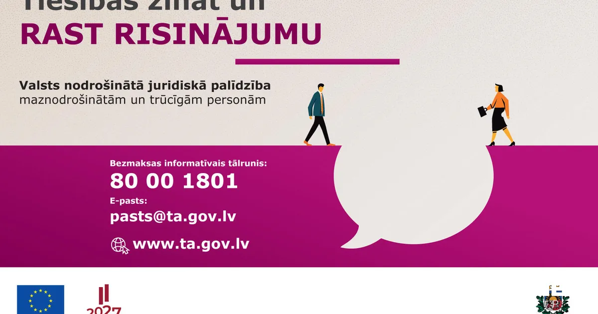 Kam pienākas valsts nodrošinātā juridiskā palīdzība?