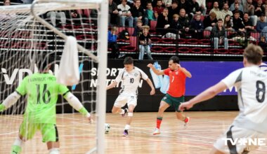 Latvijas telpu futbola izlase uzzinājusi Rīgā gaidāmā EČ pretiniekus