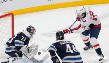 Merzļikinam paliekot reervē, "Blue Jackets" kapitulē mačā pret "Capitals"
