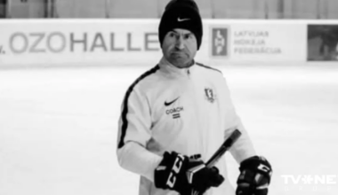 Miris Latvijas hokeja treneris Jevgeņijs Linkevičs