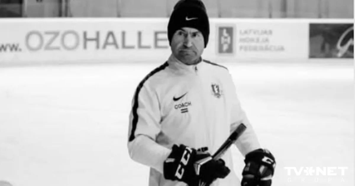 Miris Latvijas hokeja treneris Jevgeņijs Linkevičs