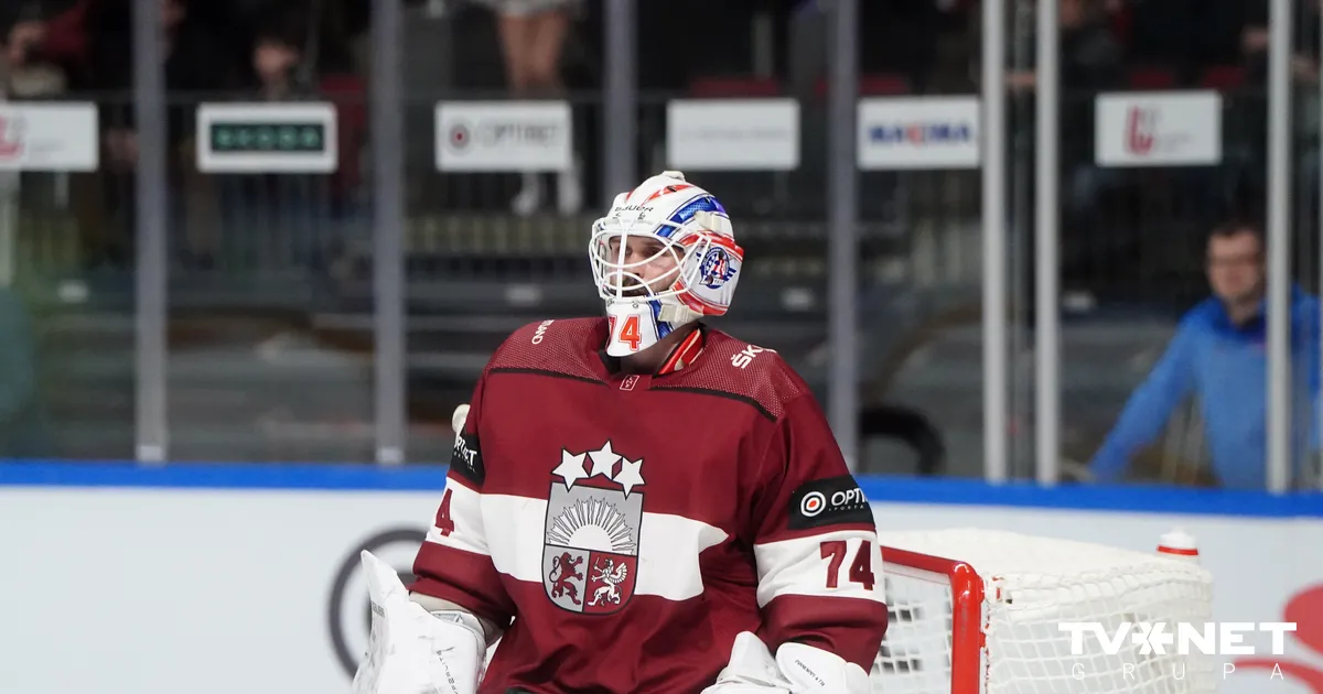 Latvijas hokeja izlases vārtsargu sastāvā veiktas izmaiņas