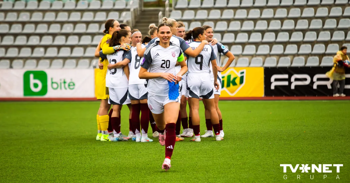 Latvijas sieviešu futbola izlase sesto reizi izcīna Baltijas kausu