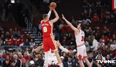 Porziņģis pēc slimošanas demonstrē jaudīgu spēli uzbrukumā