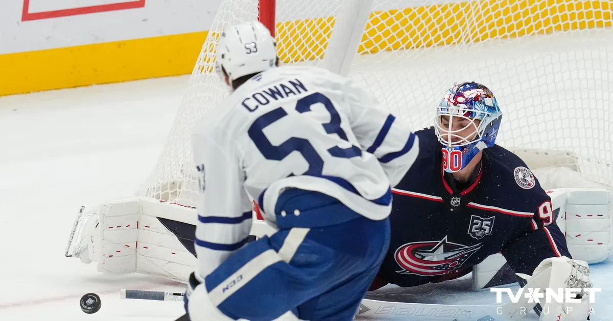 Merzļikins atvaira 33 metienus "Blue Jackets" uzvarā