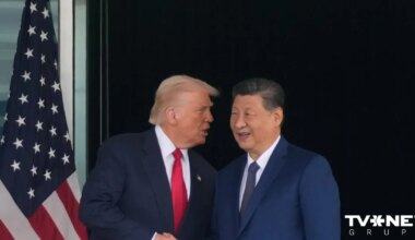 Pēc tikšanās ar Dzjiņpiņu Tramps paziņo par tarifu samazināšanu Ķīnai