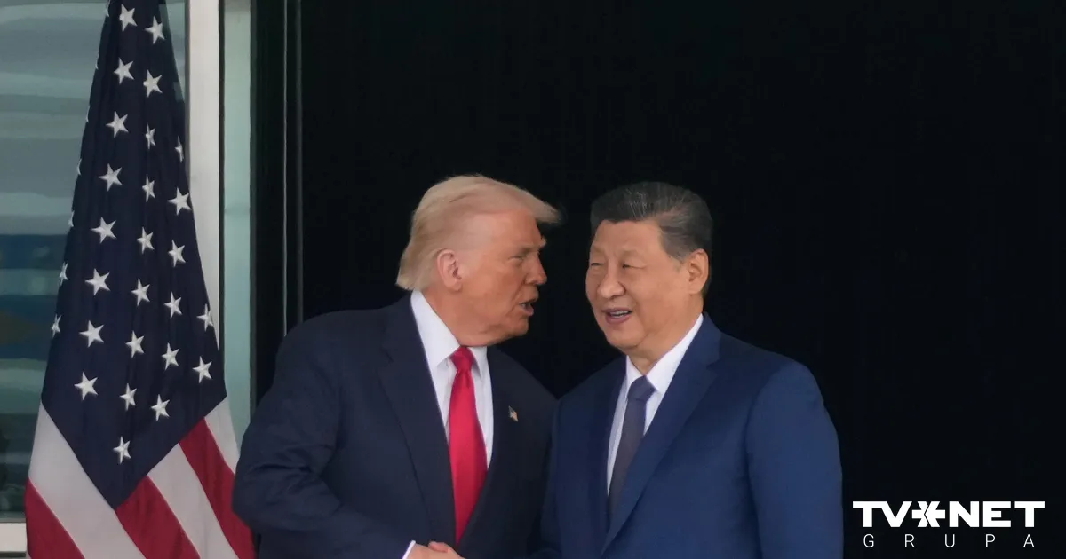 Pēc tikšanās ar Dzjiņpiņu Tramps paziņo par tarifu samazināšanu Ķīnai